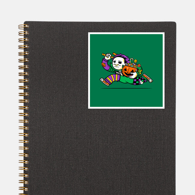 Halloween Candy Run-None-Glossy-Sticker-krisren28