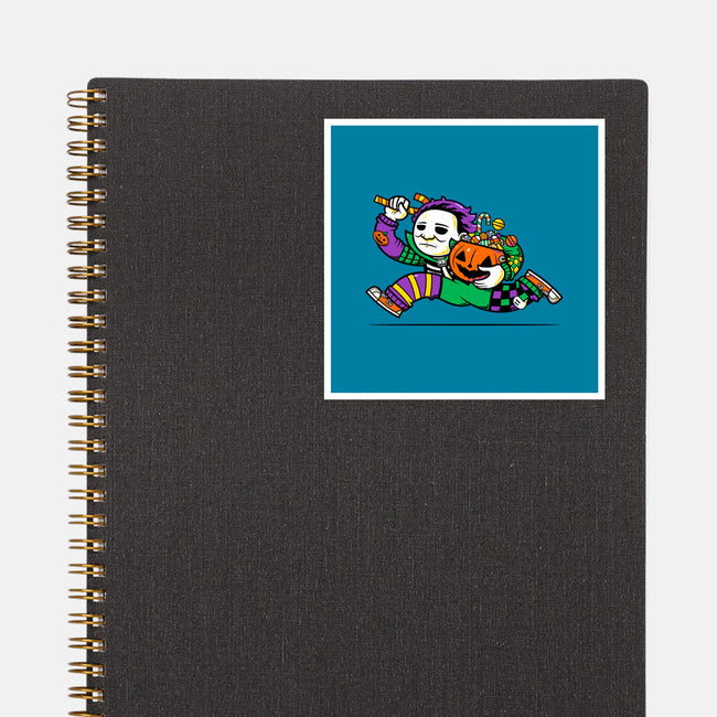 Halloween Candy Run-None-Glossy-Sticker-krisren28