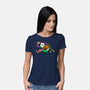 Halloween Candy Run-Womens-Basic-Tee-krisren28
