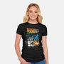 Back To The Forest-Womens-Fitted-Tee-JamesQJO