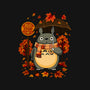 Autumn Bus Stop-Mens-Heavyweight-Tee-JamesQJO