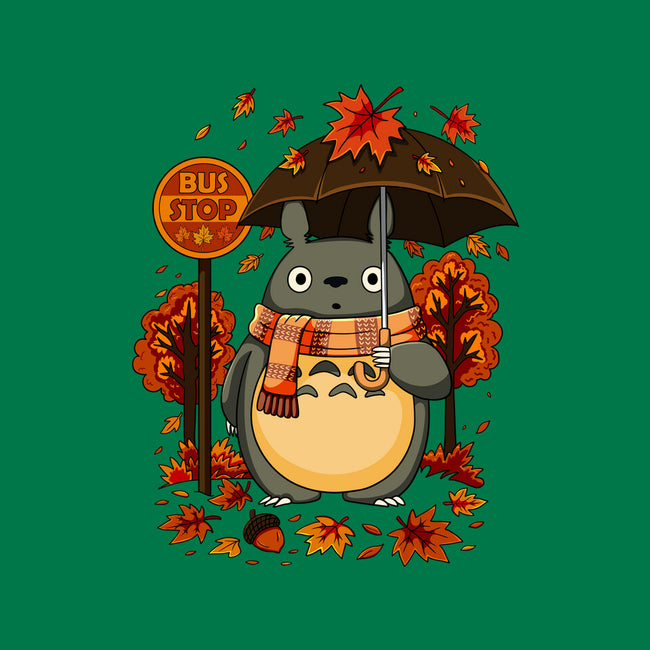 Autumn Bus Stop-None-Adjustable Tote-Bag-JamesQJO