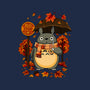 Autumn Bus Stop-Mens-Heavyweight-Tee-JamesQJO