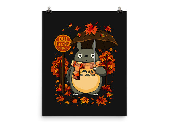 Autumn Bus Stop