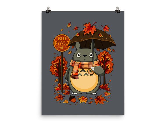 Autumn Bus Stop