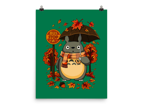 Autumn Bus Stop