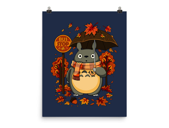 Autumn Bus Stop