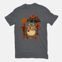 Autumn Bus Stop-Mens-Heavyweight-Tee-JamesQJO