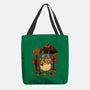 Autumn Bus Stop-None-Basic Tote-Bag-JamesQJO