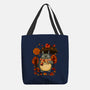 Autumn Bus Stop-None-Basic Tote-Bag-JamesQJO