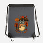 Autumn Bus Stop-None-Drawstring-Bag-JamesQJO