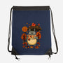 Autumn Bus Stop-None-Drawstring-Bag-JamesQJO