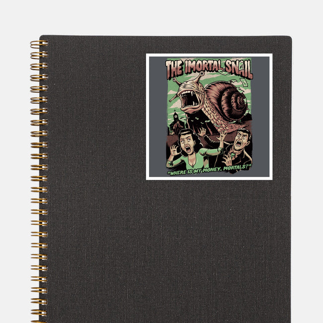 Immortal Snail Horror Movie-None-Glossy-Sticker-Studio Mootant