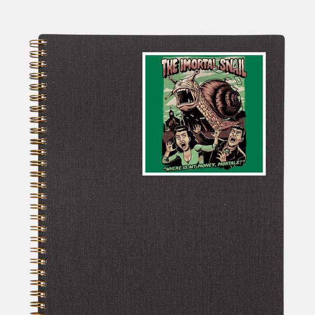 Immortal Snail Horror Movie-None-Glossy-Sticker-Studio Mootant
