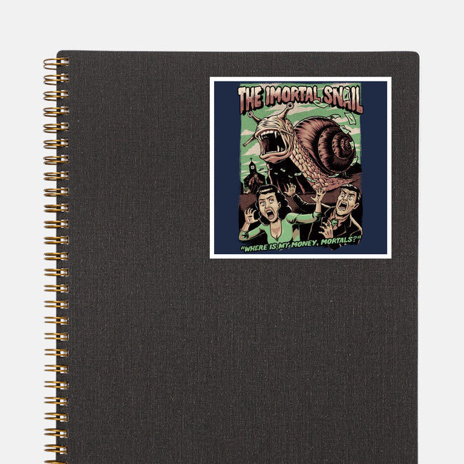 Immortal Snail Horror Movie-None-Glossy-Sticker-Studio Mootant