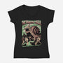 Immortal Snail Horror Movie-Womens-V-Neck-Tee-Studio Mootant