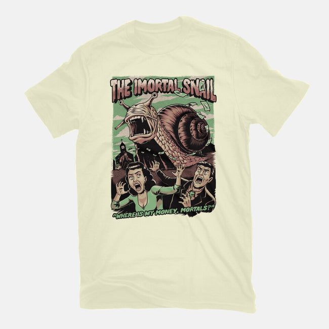 Immortal Snail Horror Movie-Mens-Basic-Tee-Studio Mootant