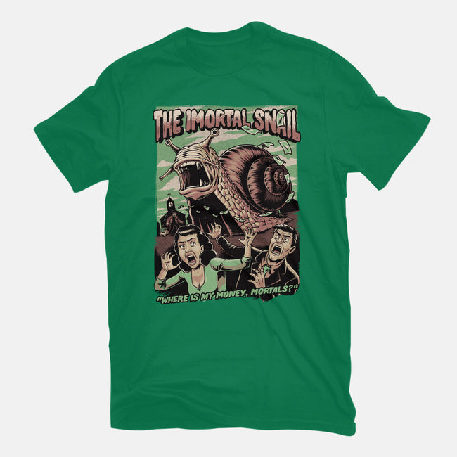 Immortal Snail Horror Movie-Mens-Basic-Tee-Studio Mootant