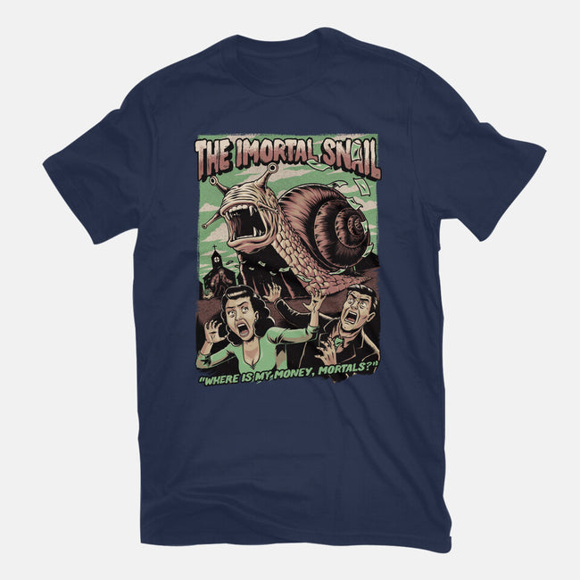 Immortal Snail Horror Movie-Mens-Basic-Tee-Studio Mootant