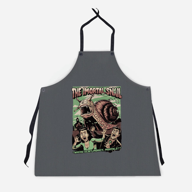 Immortal Snail Horror Movie-Unisex-Kitchen-Apron-Studio Mootant