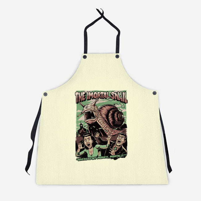 Immortal Snail Horror Movie-Unisex-Kitchen-Apron-Studio Mootant