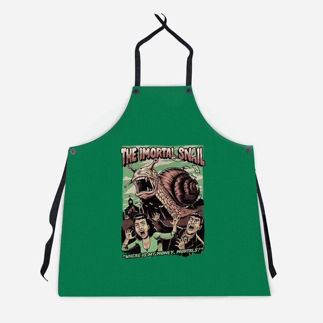 Immortal Snail Horror Movie-Unisex-Kitchen-Apron-Studio Mootant