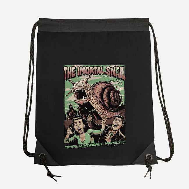 Immortal Snail Horror Movie-None-Drawstring-Bag-Studio Mootant
