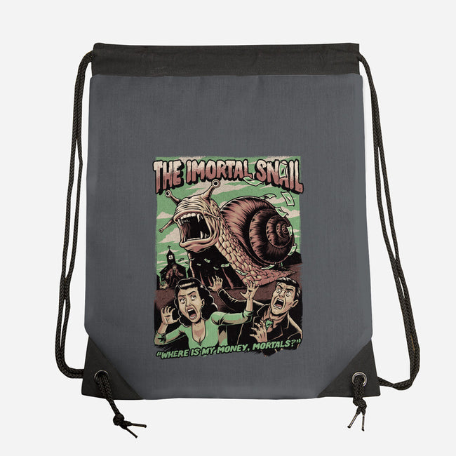 Immortal Snail Horror Movie-None-Drawstring-Bag-Studio Mootant