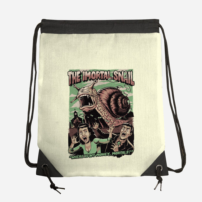 Immortal Snail Horror Movie-None-Drawstring-Bag-Studio Mootant