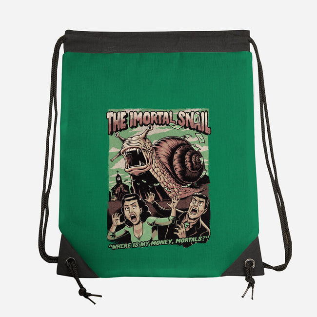 Immortal Snail Horror Movie-None-Drawstring-Bag-Studio Mootant