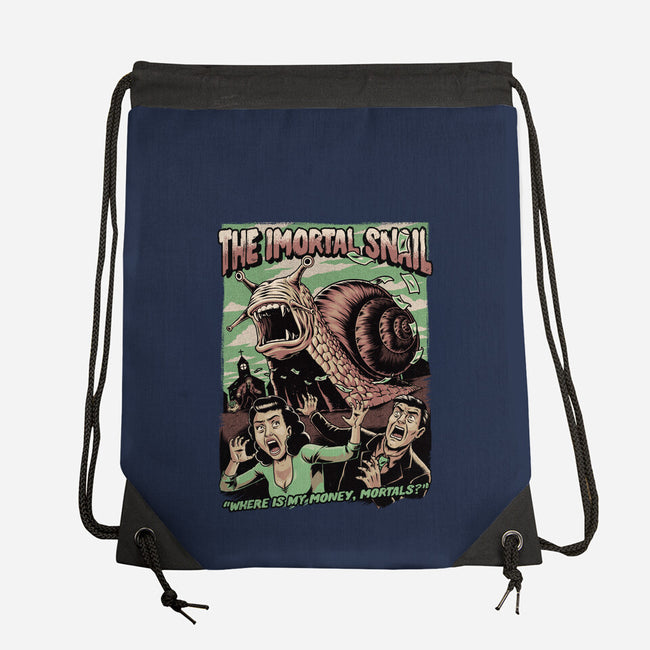 Immortal Snail Horror Movie-None-Drawstring-Bag-Studio Mootant