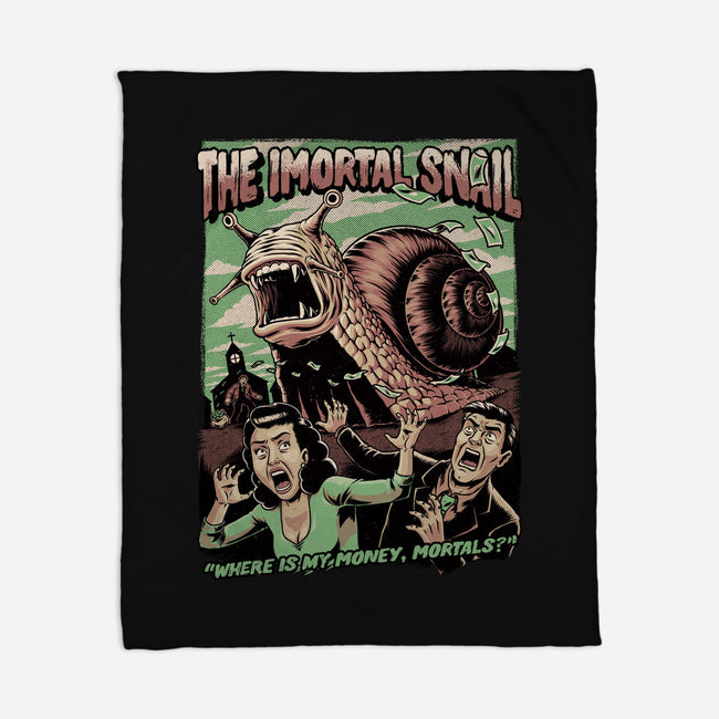 Immortal Snail Horror Movie-None-Fleece-Blanket-Studio Mootant