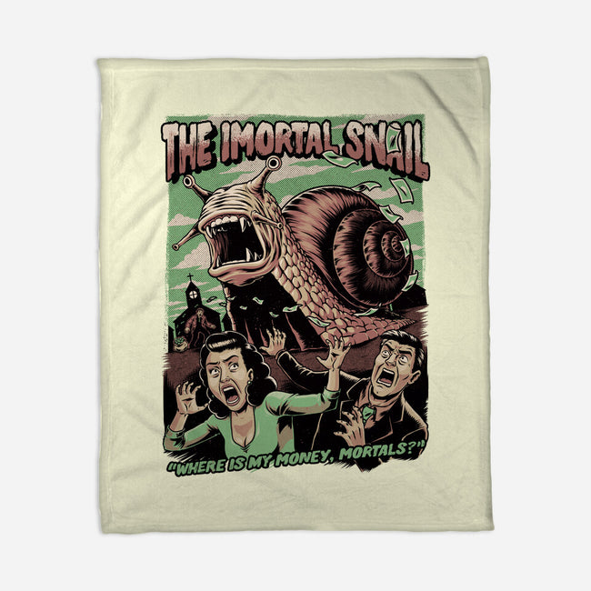 Immortal Snail Horror Movie-None-Fleece-Blanket-Studio Mootant