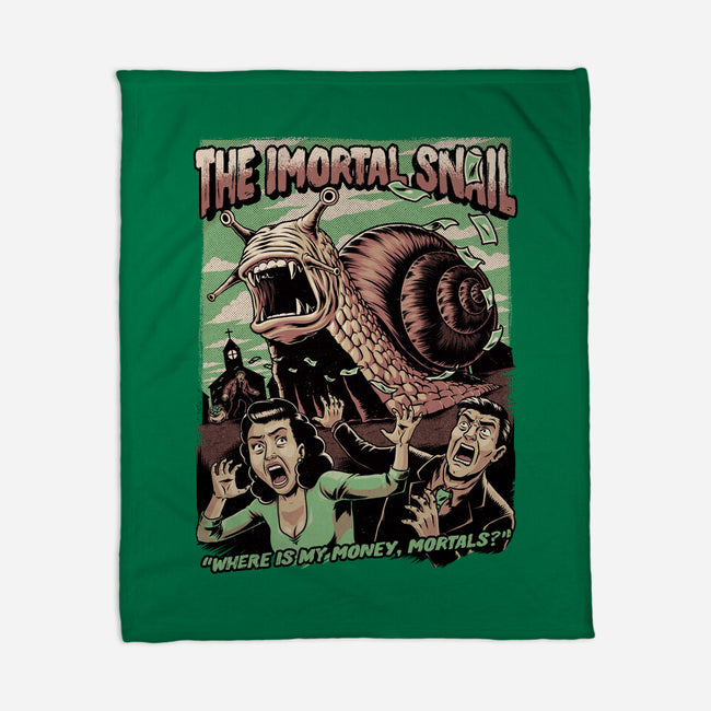Immortal Snail Horror Movie-None-Fleece-Blanket-Studio Mootant