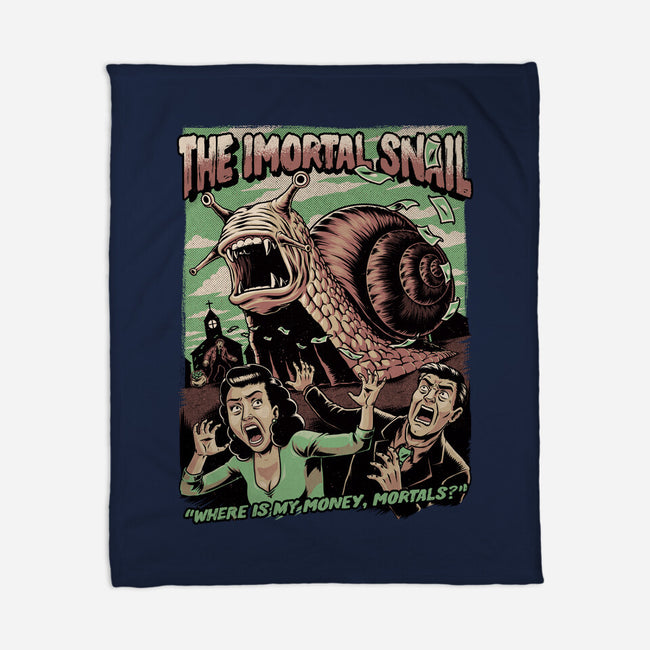 Immortal Snail Horror Movie-None-Fleece-Blanket-Studio Mootant