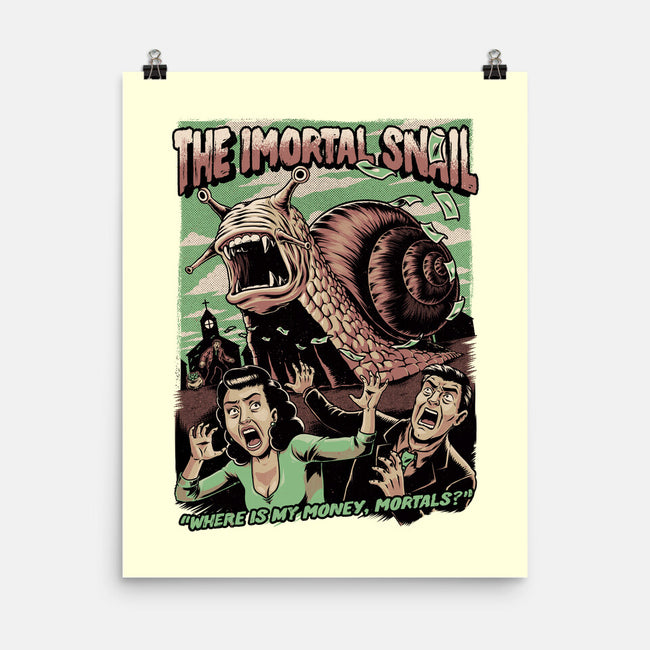 Immortal Snail Horror Movie-None-Matte-Poster-Studio Mootant