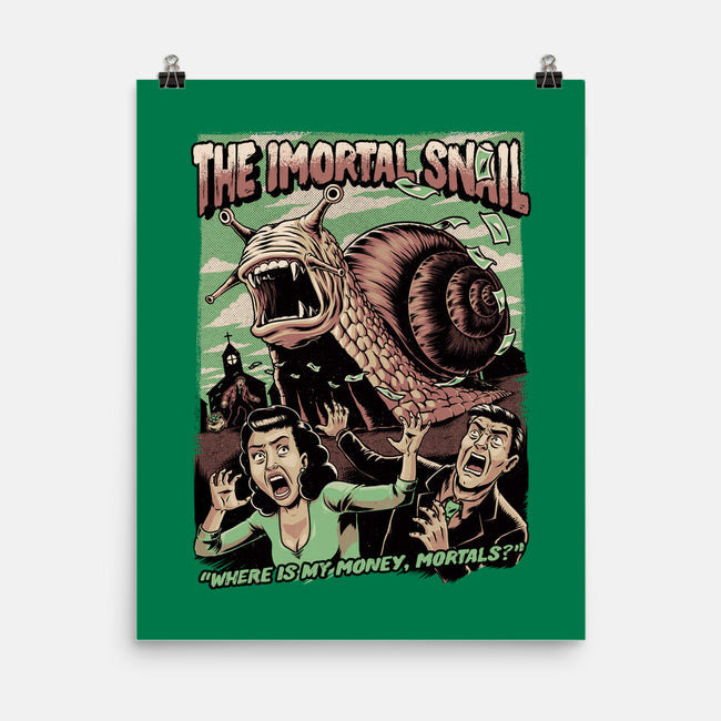 Immortal Snail Horror Movie-None-Matte-Poster-Studio Mootant