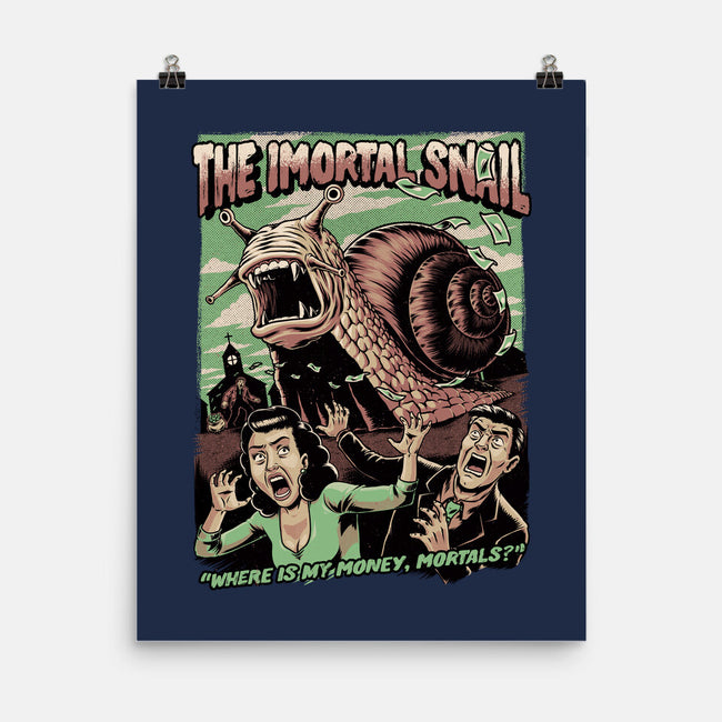 Immortal Snail Horror Movie-None-Matte-Poster-Studio Mootant