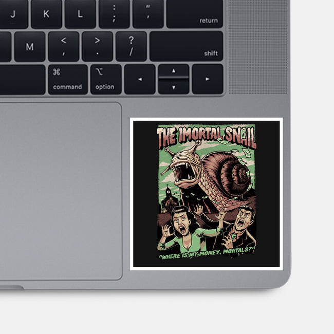 Immortal Snail Horror Movie-None-Glossy-Sticker-Studio Mootant