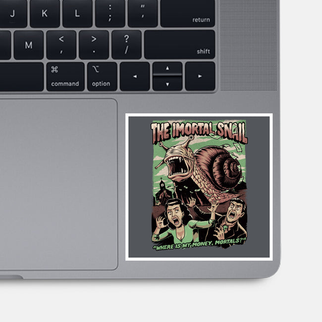 Immortal Snail Horror Movie-None-Glossy-Sticker-Studio Mootant