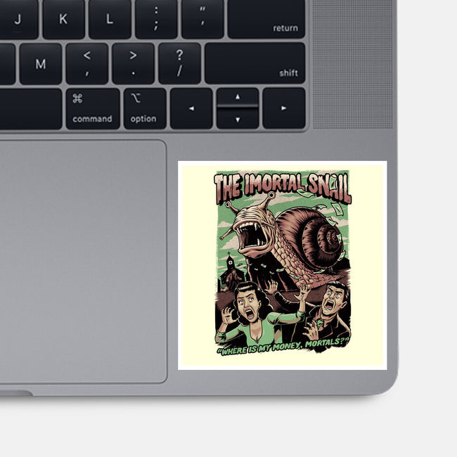 Immortal Snail Horror Movie-None-Glossy-Sticker-Studio Mootant