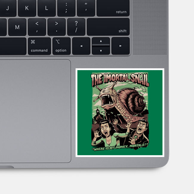 Immortal Snail Horror Movie-None-Glossy-Sticker-Studio Mootant