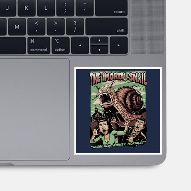 Immortal Snail Horror Movie-None-Glossy-Sticker-Studio Mootant
