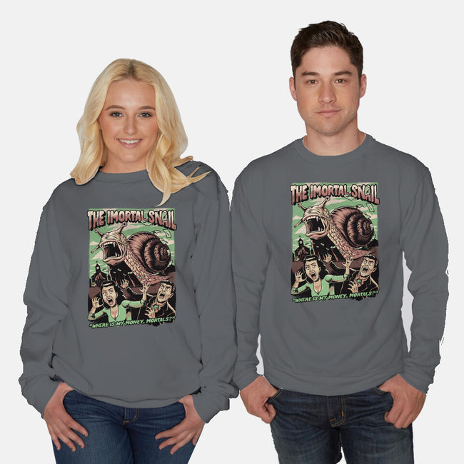 Immortal Snail Horror Movie-Unisex-Crew Neck-Sweatshirt-Studio Mootant