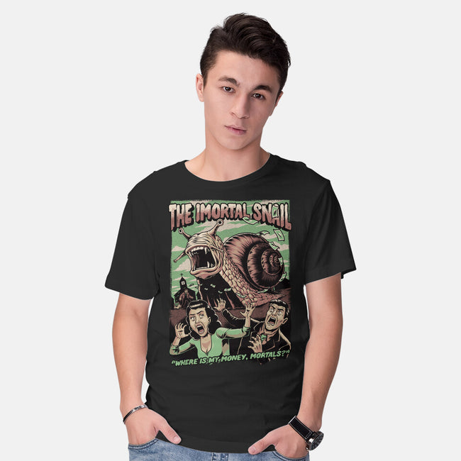 Immortal Snail Horror Movie-Mens-Basic-Tee-Studio Mootant
