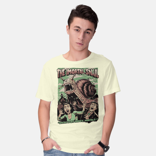 Immortal Snail Horror Movie-Mens-Basic-Tee-Studio Mootant