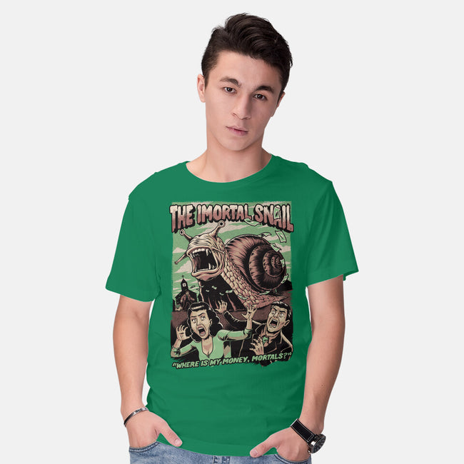 Immortal Snail Horror Movie-Mens-Basic-Tee-Studio Mootant