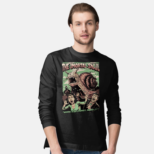 Immortal Snail Horror Movie-Mens-Long Sleeved-Tee-Studio Mootant