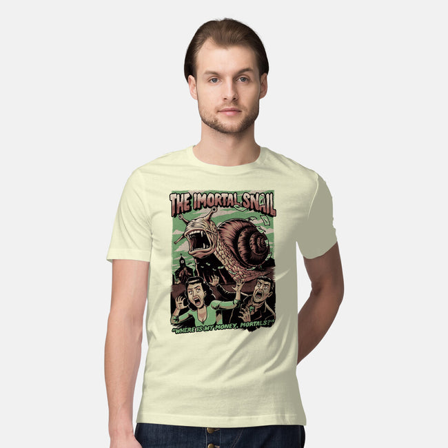 Immortal Snail Horror Movie-Mens-Premium-Tee-Studio Mootant