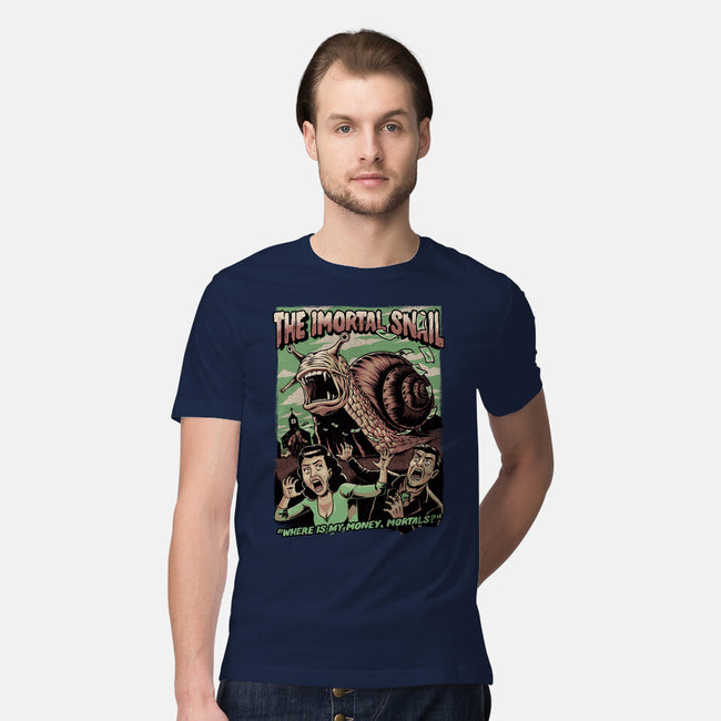 Immortal Snail Horror Movie-Mens-Premium-Tee-Studio Mootant
